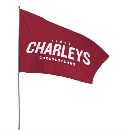 Kit for 3x5 Charleys Philly Steaks Red Logo 